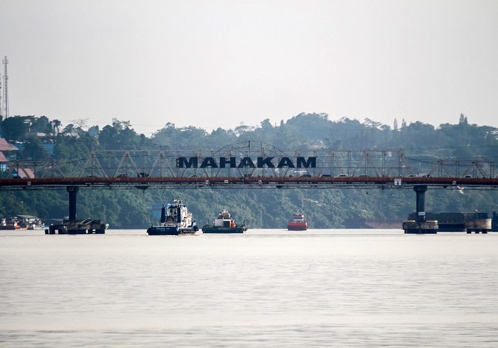 The Mahakam River Bridge