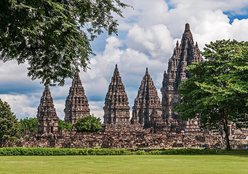 The Hindu temple of Prambanan