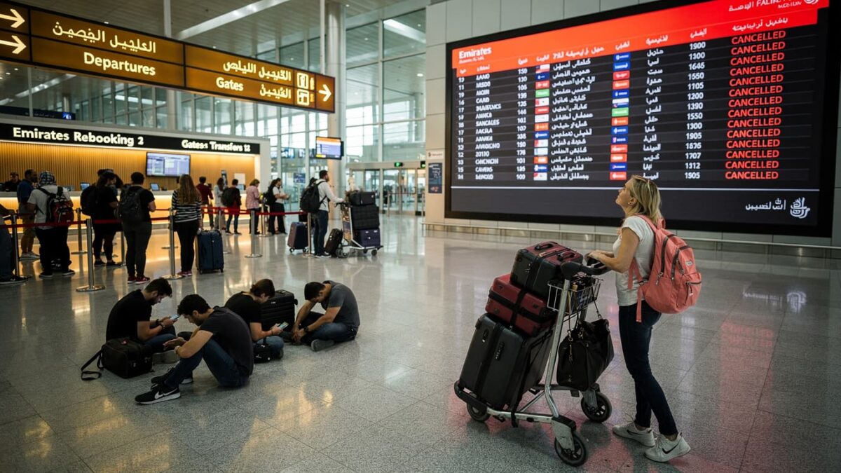 8,100 Gulf flights canceled, Asia-Europe travel rerouted for months