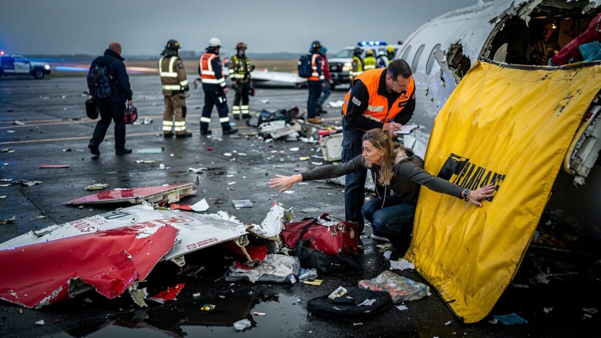 LaGuardia closed after Air Canada Express jet hits fire truck