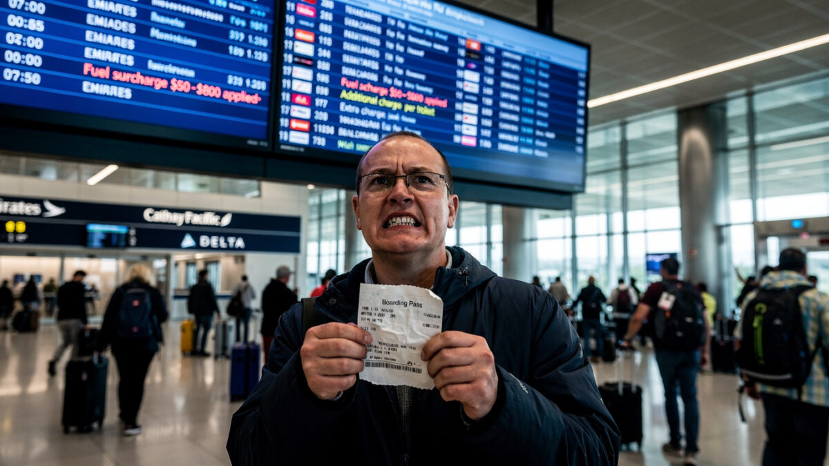 Ten major airlines are adding $50 to $800 in new fuel surcharges, increasing your ticket costs after oil supply cuts.
