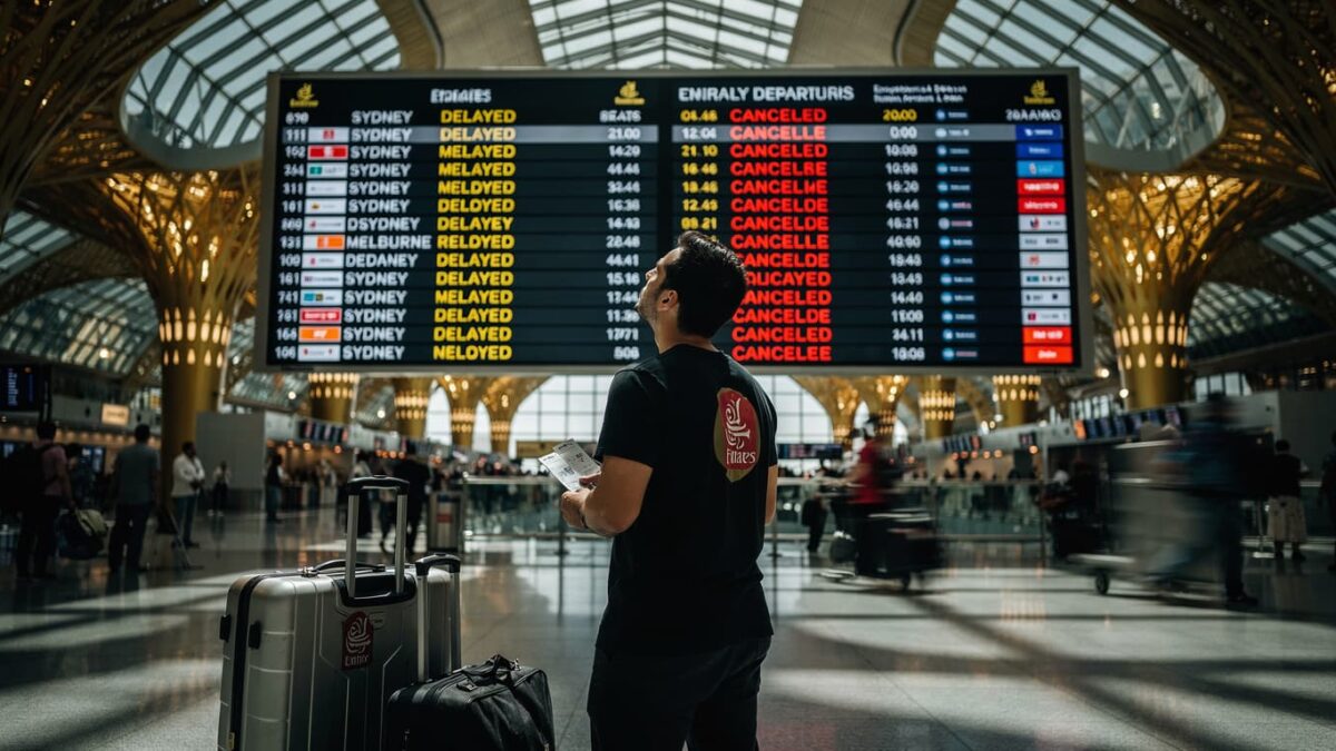 Iran's conflict cut Gulf carrier capacity by 77%. Thousands of Australia-Europe travelers are now stranded for months.