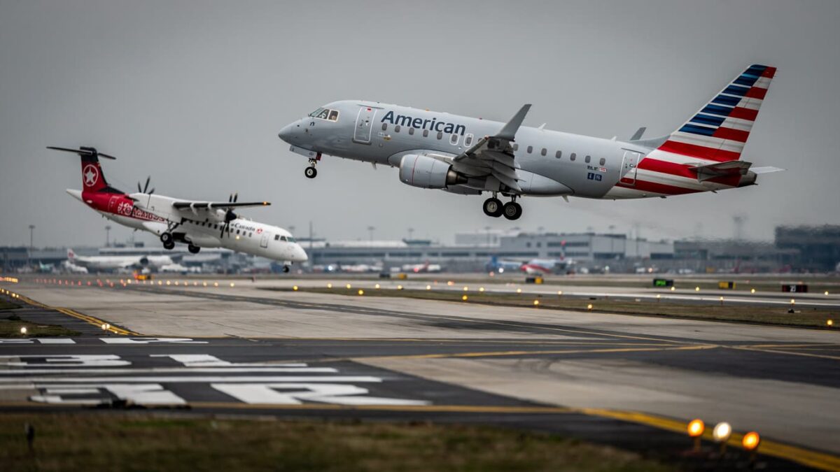 An American Airlines jet and Air Canada flight nearly collided at JFK, forcing both planes to abort landings.