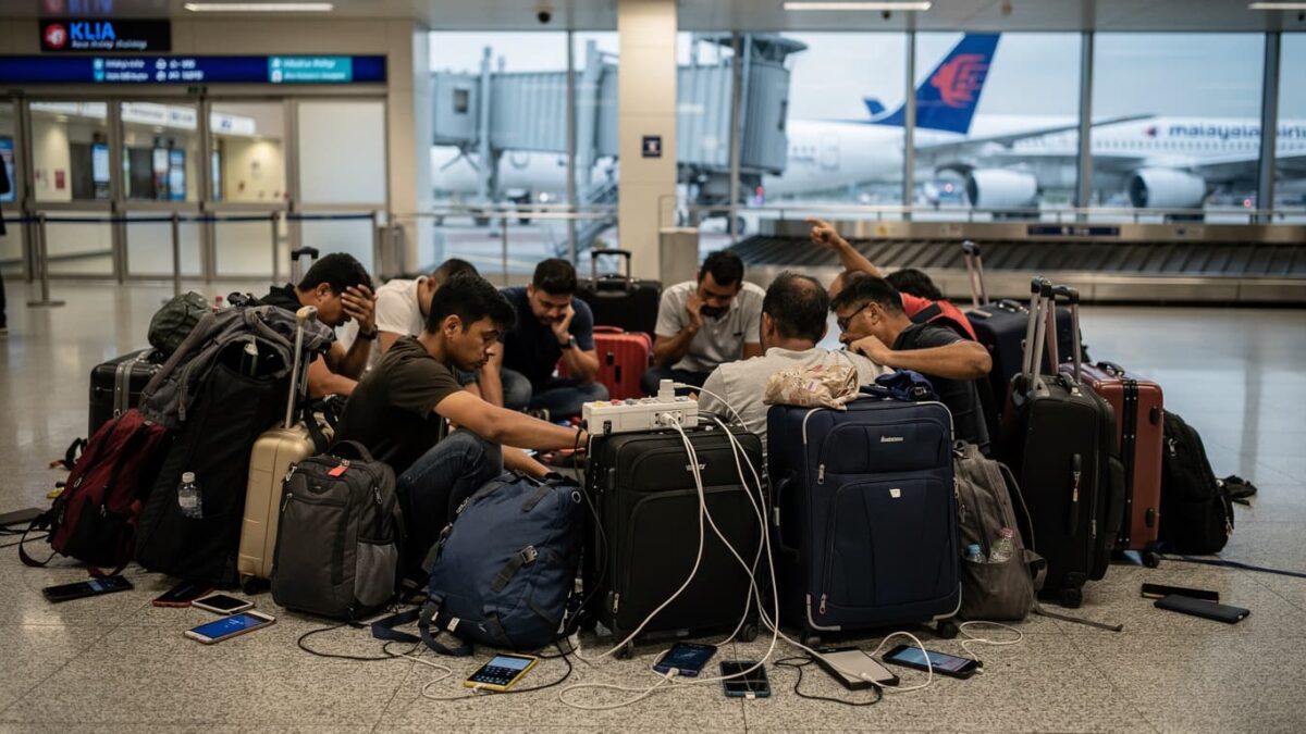 Kuala Lumpur Airport's baggage system failed for four hours, stranding thousands of passengers after backup power units tripped.