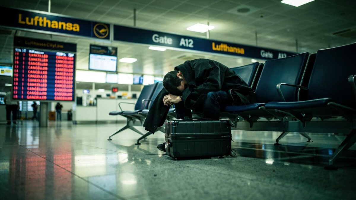 Lufthansa just grounded all 27 CityLine CRJ-900s, stranding thousands and triggering EU261 compensation.