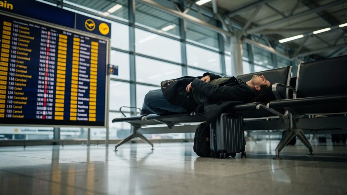 Lufthansa pilots are striking April 16-17, grounding 80-90% of flights from German hubs. Thousands of passengers are stranded.