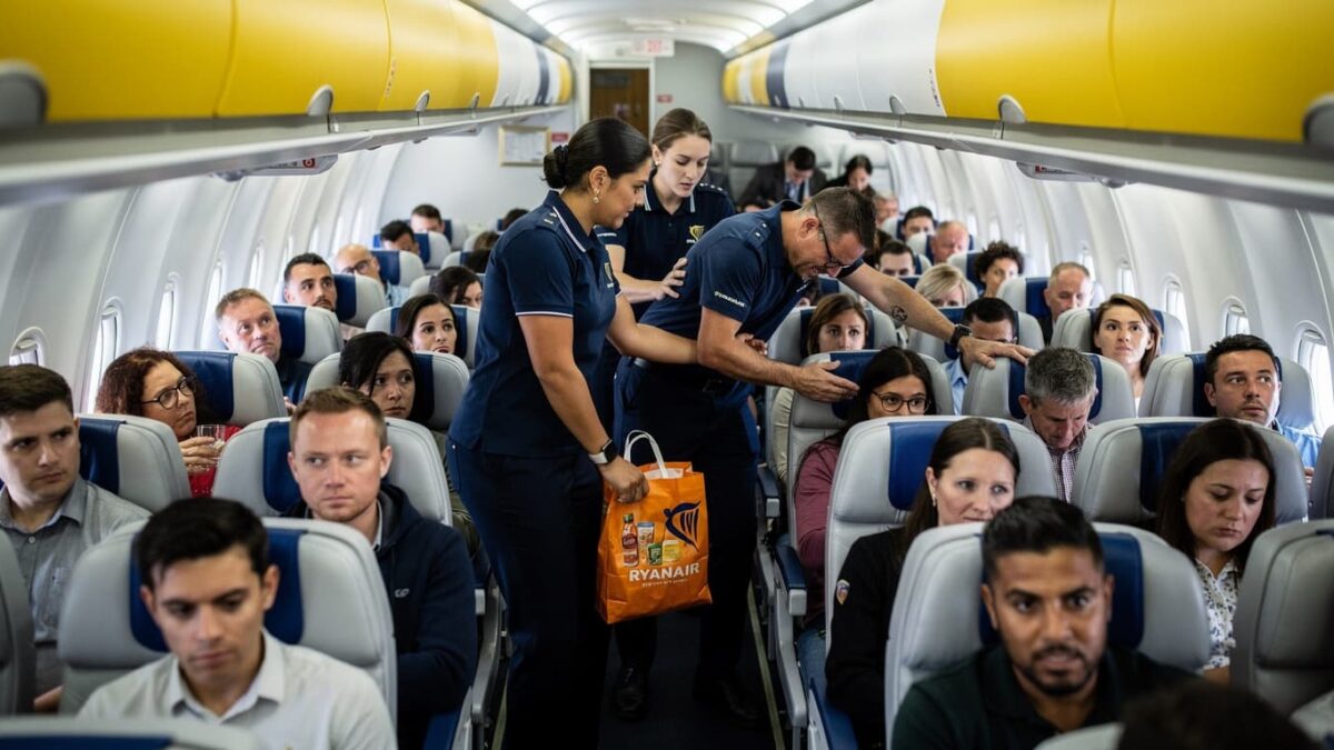 Ryanair passenger jailed for 10 months after forcing go-around on flight.