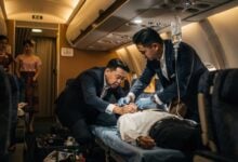 Three doctors saved a passenger in cardiac arrest on a Singapore Airlines flight to Sydney. The flight diverted to Adelaide.