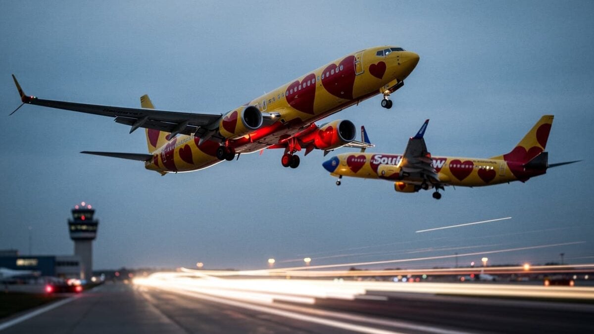 Two Southwest jets nearly collided at Nashville after air traffic control directed them into each other's path.