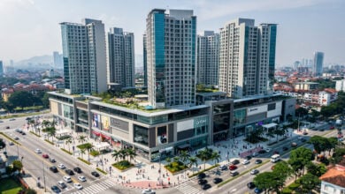 Integrated shopping mall and residential towers, Kuala Lumpur, Klang Valley, Malaysia