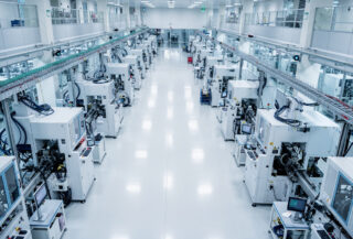 Advanced semiconductor fabrication facility, Singapore, precision manufacturing equipment