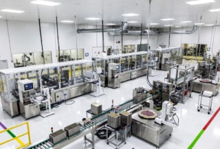 Advanced semiconductor packaging facility with precision equipment, Peoria Arizona