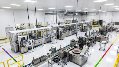 Advanced semiconductor packaging facility with precision equipment, Peoria Arizona